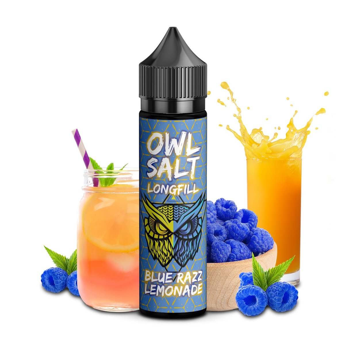 OWL Salt ✴ Blue Razz Lemonade ✴ 10ml ✴ Aroma