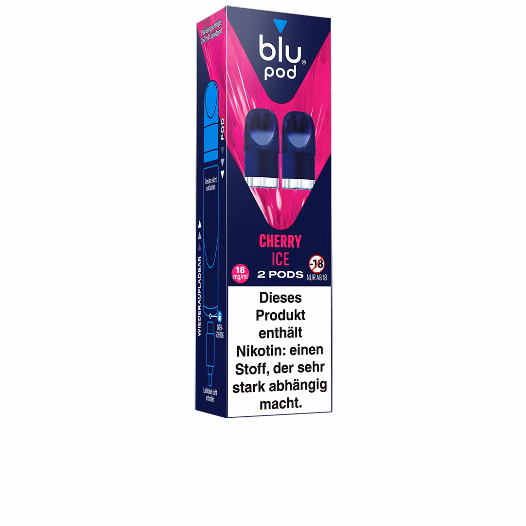 Blu Bar - Prefilled Pods - Cherry Ice | Nikotinsalz-Stärke : 18mg