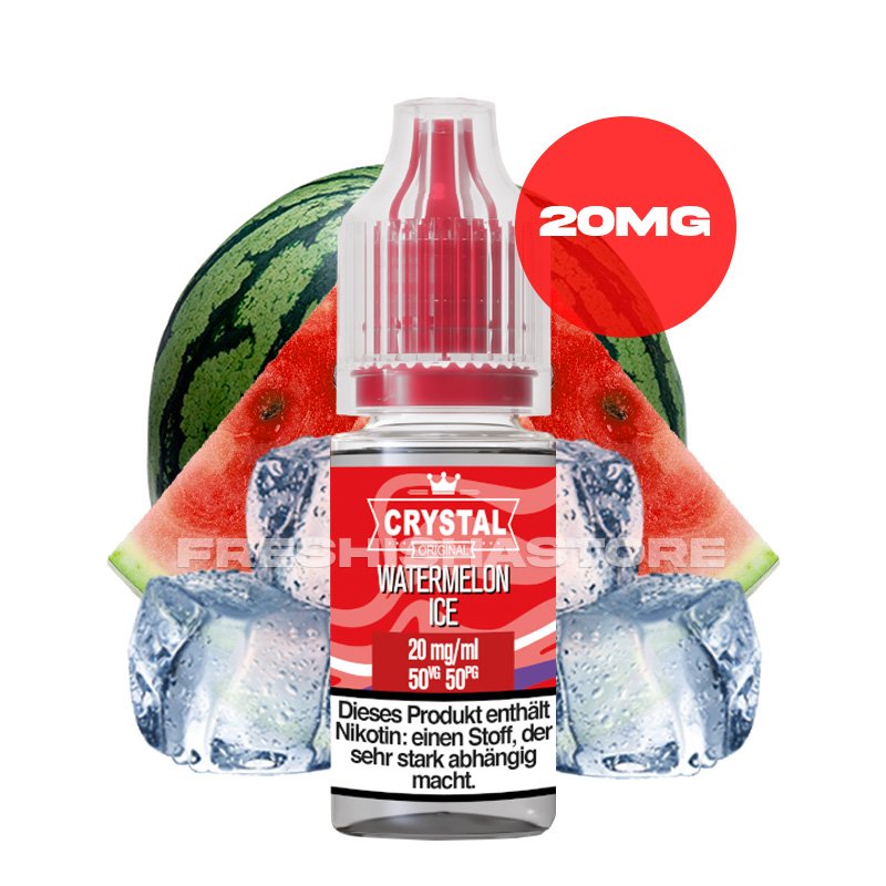 SKE - Crystal Liquid - Watermelon Ice - Nikotinsalz Liquid - 10ml - 20mg