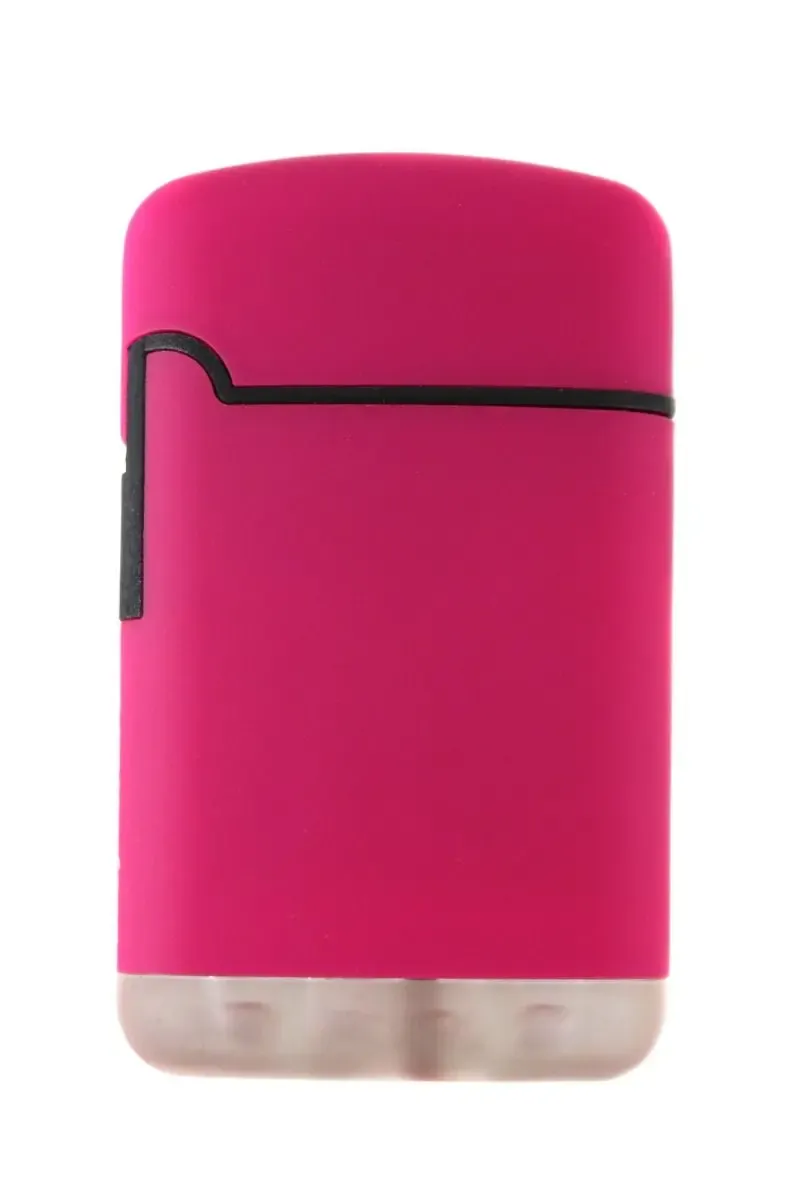 Easy Torch - Happy 8 - Jet Flame - Rubber - Pink