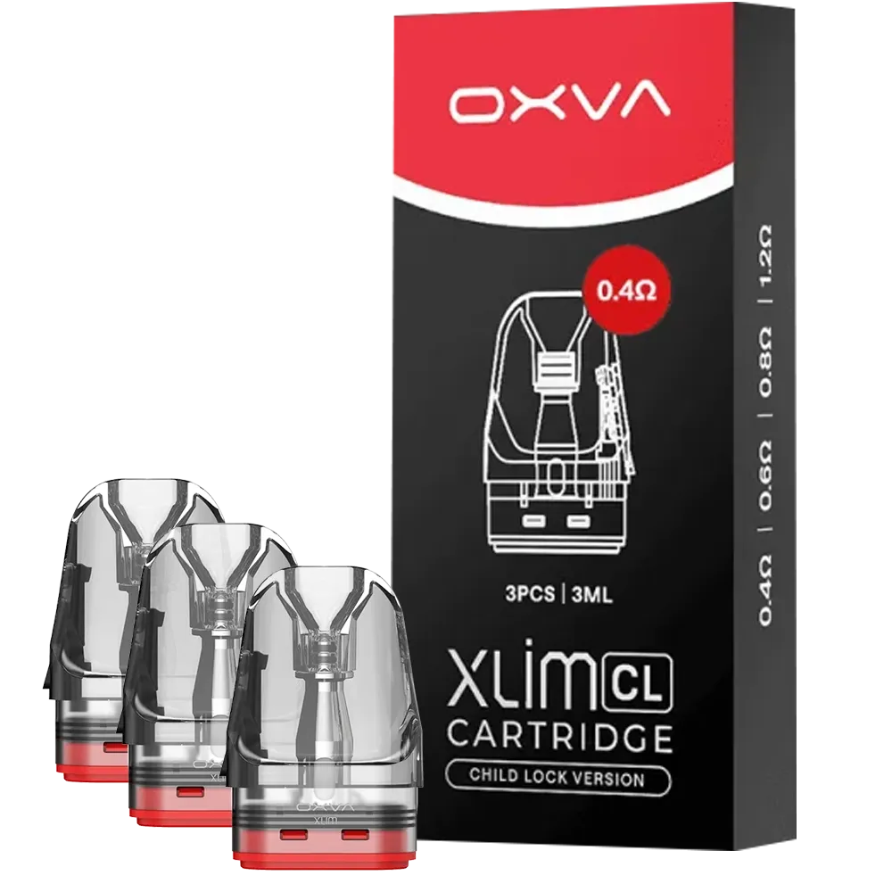 OXVA - Xlim Pro - Pod Tank Verdampfer - 3er Paket - 3ml Top Fill - 0.4 Ohm