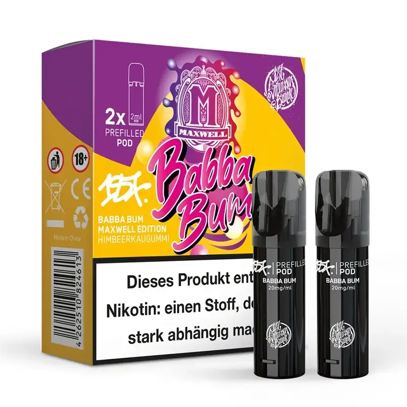 187 Straßenbande - Prefilled Pod Babba Bum - 2ml - 2er Pack