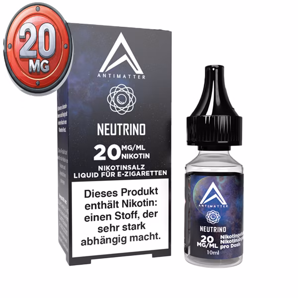 Antimatter Neutrino Nikotinsalz Liquid 10ml | Schwarze Johannisbeere & Honig