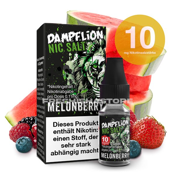 Dampflion - Intense - Melonberry - Nikotinsalz Liquid - 10ml - 10mg