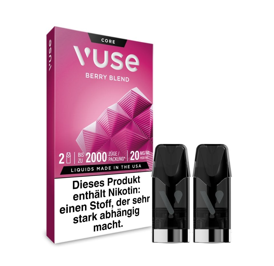 Vuse - Prefilled Pods - Berry Blend | Nikotinsalz-Stärke : 20mg
