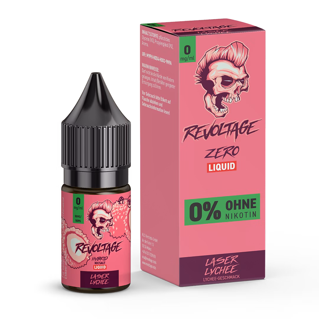 Revoltage - Hybrid Nikotinsalz Liquid - 10ml - Laser Lychee - 0mg Revoltage - Hybrid Nikotinsalz Liquid - 10ml - Laser Lychee - 0mg