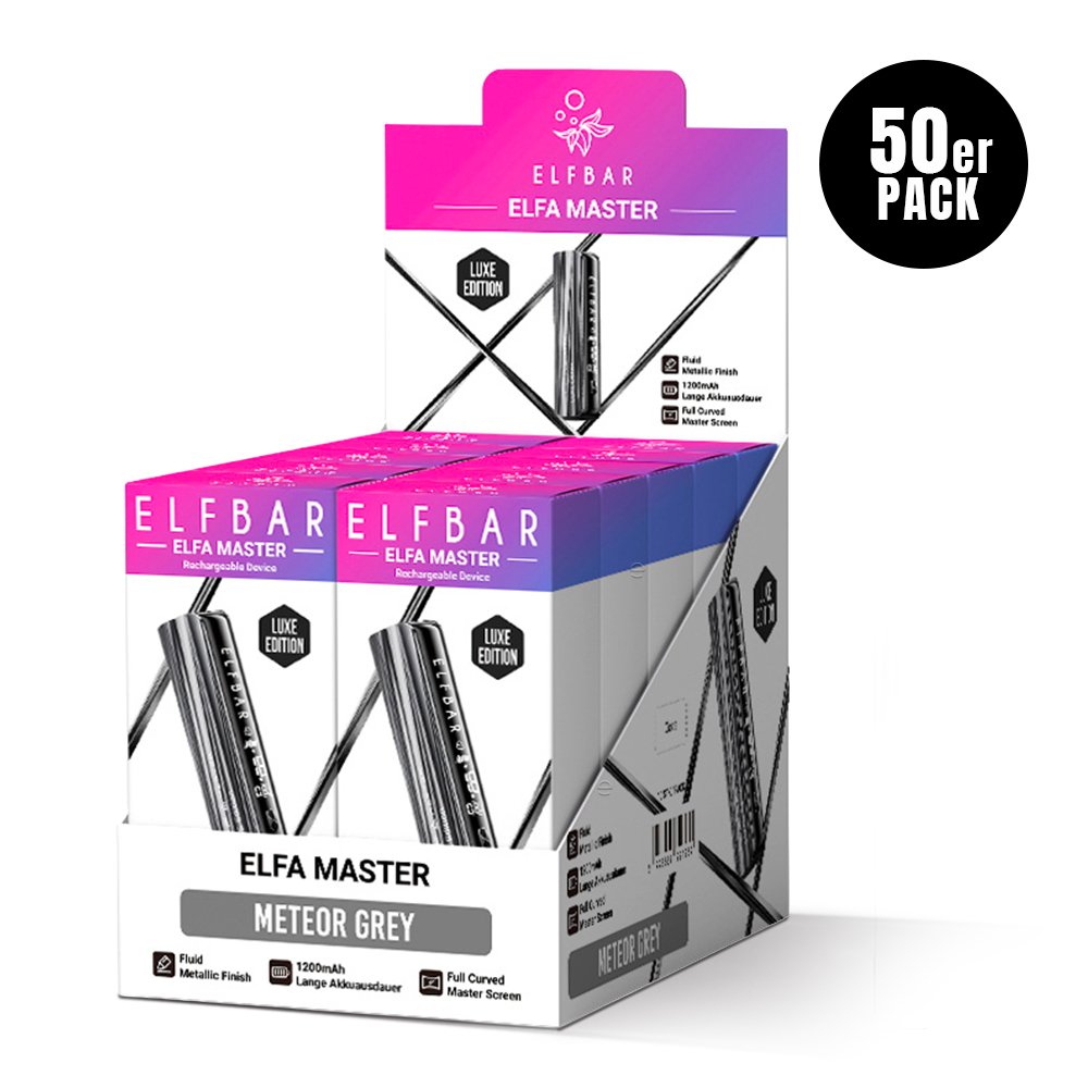 Elfbar - ELFA MASTER - Basisgerät - Meteor Grey (LUXE Edition)