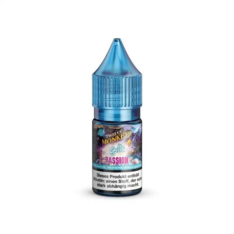 Twelve Monkeys Nikotinsalz-Liquid Iced Passion 10ml 20mg Twelve Monkeys Nikotinsalz-Liquid Iced Passion 10ml 20mg