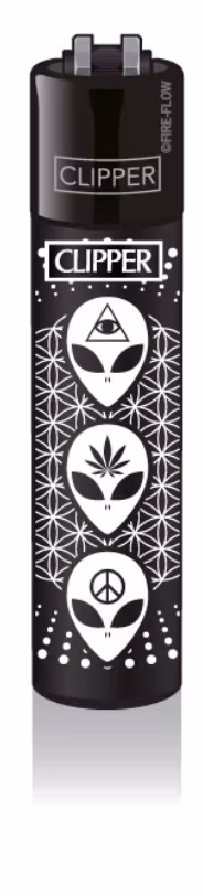 clipper-feuerzeug-420-aliens-4v4 Clipper - Feuerzeug - 420 ALIENS #2 - 4v4 - wiederverwendbar