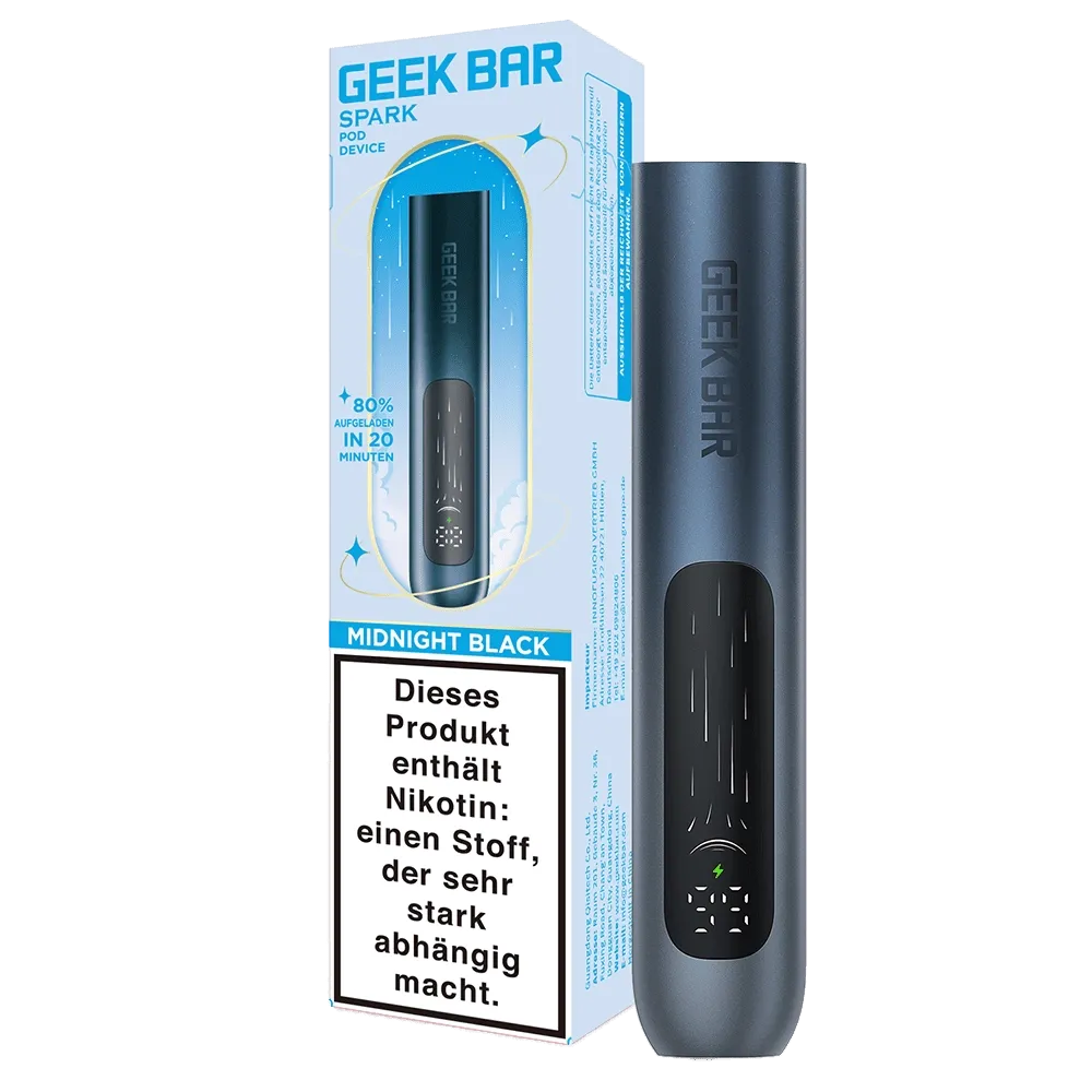 Geek Bar Spark Basisgerät Midnight Black