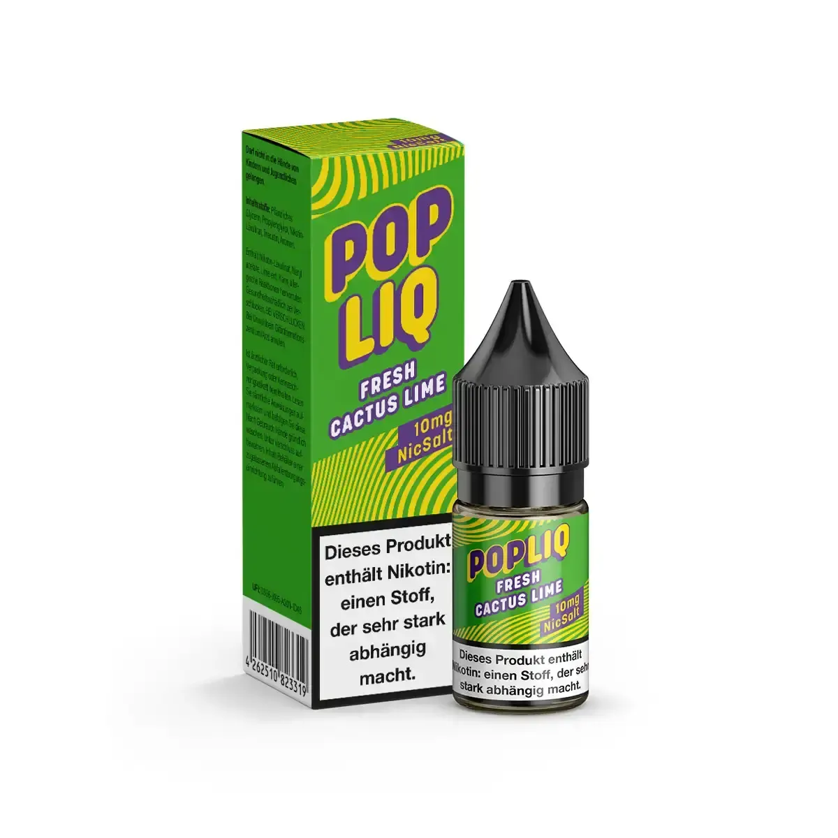 PopLiq Nikotinsalz-Liquid Fresh Cactus Lime 10ml 10mg PopLiq Nikotinsalz-Liquid Fresh Cactus Lime 10ml 10mg