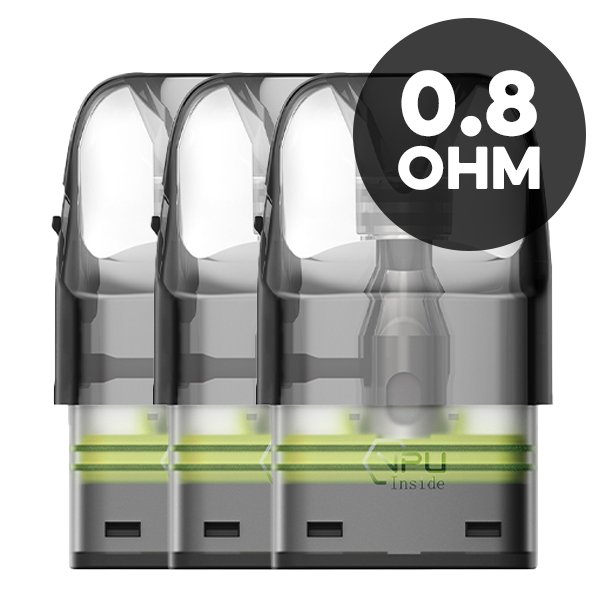 GeekVape - Q - Pod Tank Verdampfer - 0.8 Ohm Mesh-Coil - 3ml - 3er Paket