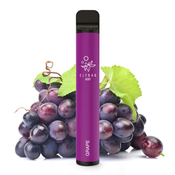 Nikotinfrei - Elfbar - 600 Einweg E-Zigarette - Grape - 0mg Nikotinfrei - Elfbar - 600 Einweg E-Zigarette - Grape - 0mg