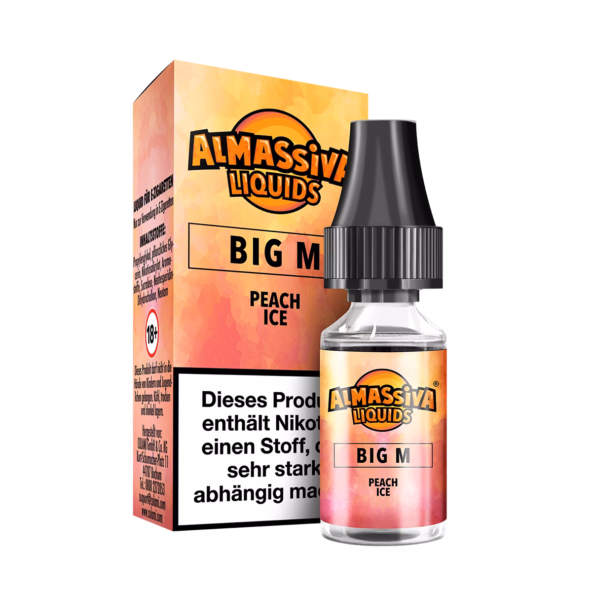 Al Massiva - Big M - Nikotinsalzliquid - 10ml - 10mg Al Massiva - Big M - Nikotinsalzliquid - 10ml - 10mg