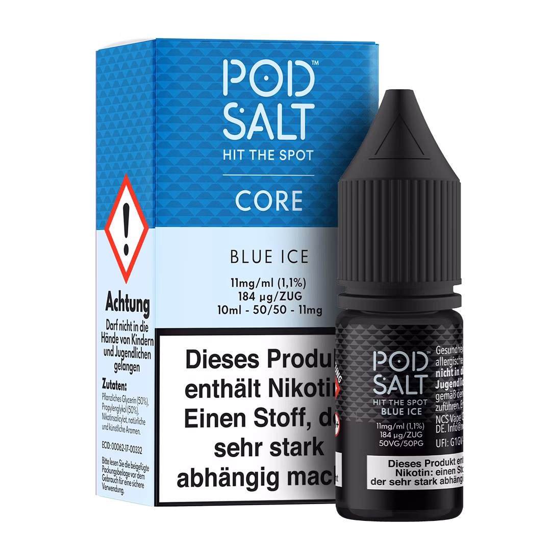 Pod Salt - Core - Blue Ice - Nikotinsalz-Liquid - 10ml - 11mg