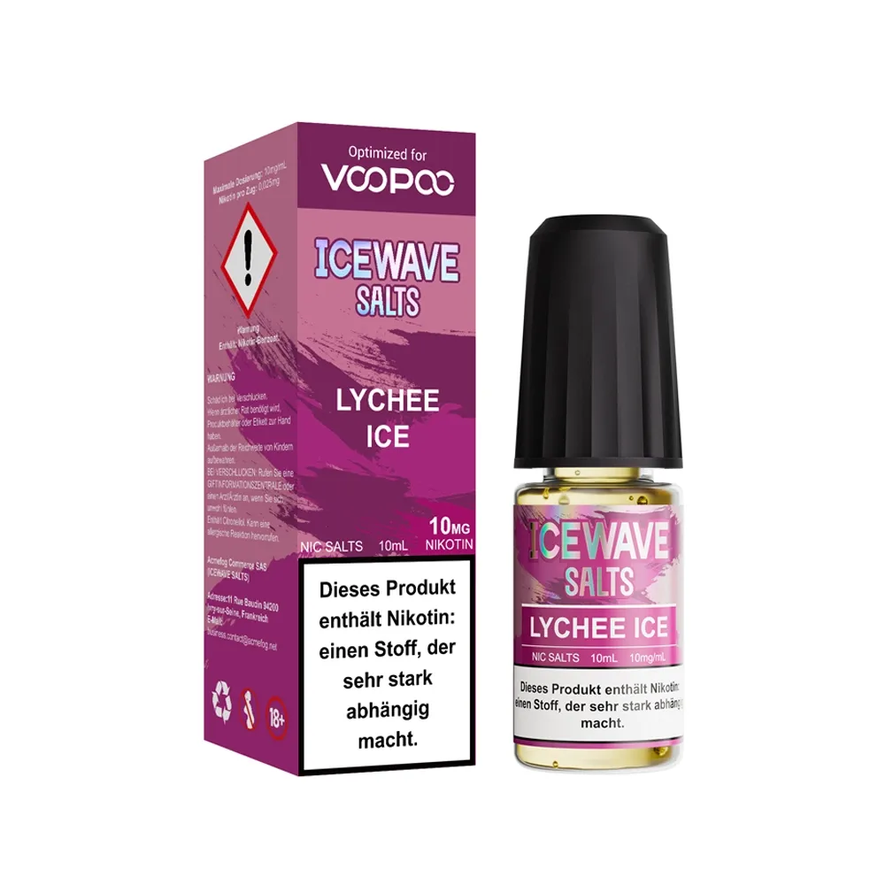 Icewave - Salts - Nikotinsalz-Liquid - Lychee Ice - 10ml - 10mg