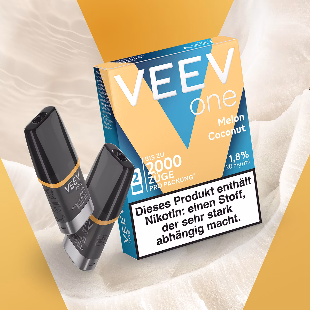 VEEV - ONE - Prefilled Pod - 2ml - Melon Coconut (EOL) VEEV - ONE - Prefilled Pod - 2ml - Melon Coconut (EOL)