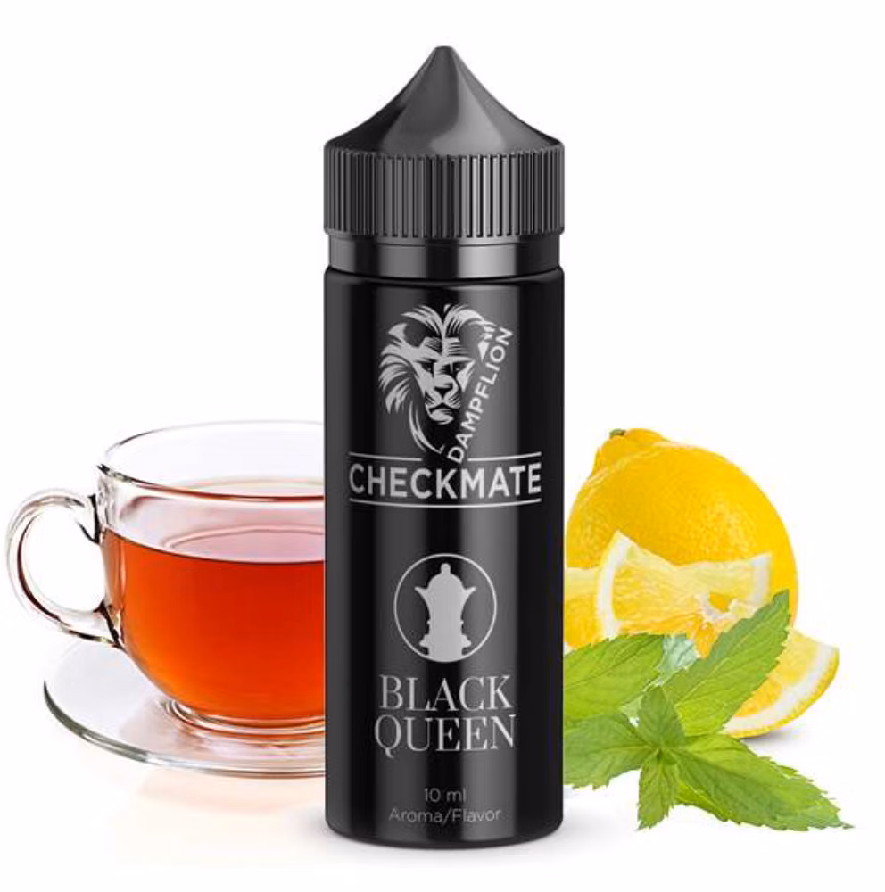 Aroma - Dampflion - Checkmate - Black Queen - 10ml - Steuerbanderole