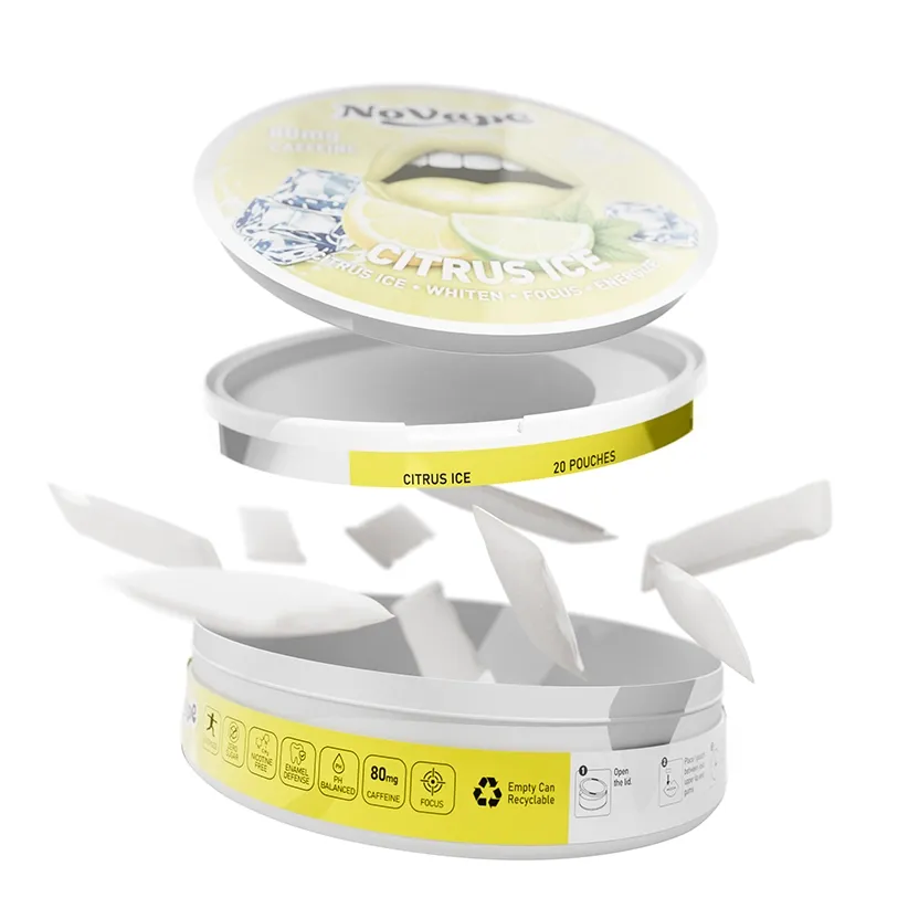 NoVape - Koffein Pouches - Citrus Ice - 80mg - 20 Stück NoVape - Koffein Pouches - Citrus Ice - 80mg - 20 Stück