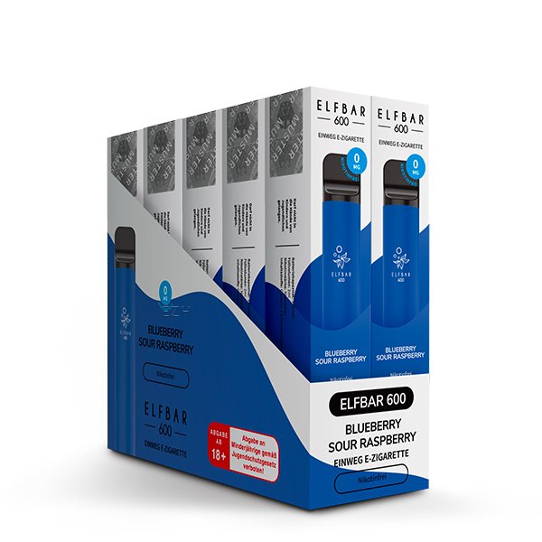 Nikotinfrei - Elfbar - 600 Einweg E-Zigarette - Blue Razz Lemonade - 0mg Nikotinfrei - Elfbar - 600 Einweg E-Zigarette - Blue Razz Lemonade - 0mg