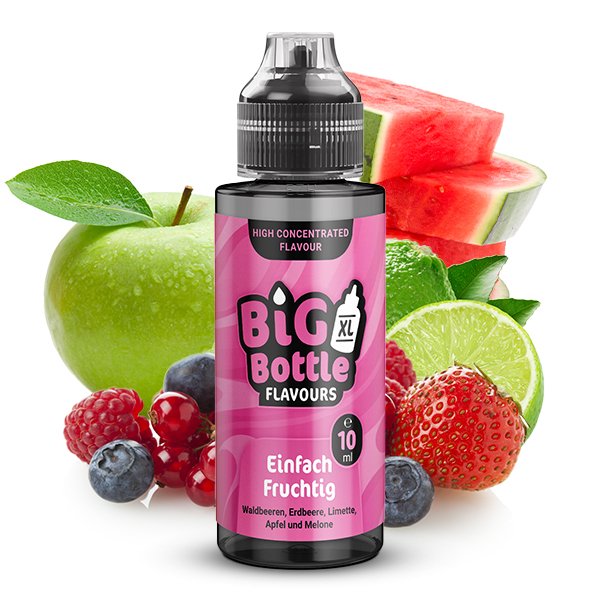 Big Bottle - Aroma - 10ml - Einfach Fruchtig | Inhalt : 10ml | Nikotinstärke : 0mg | Paketgröße : 1er Packung