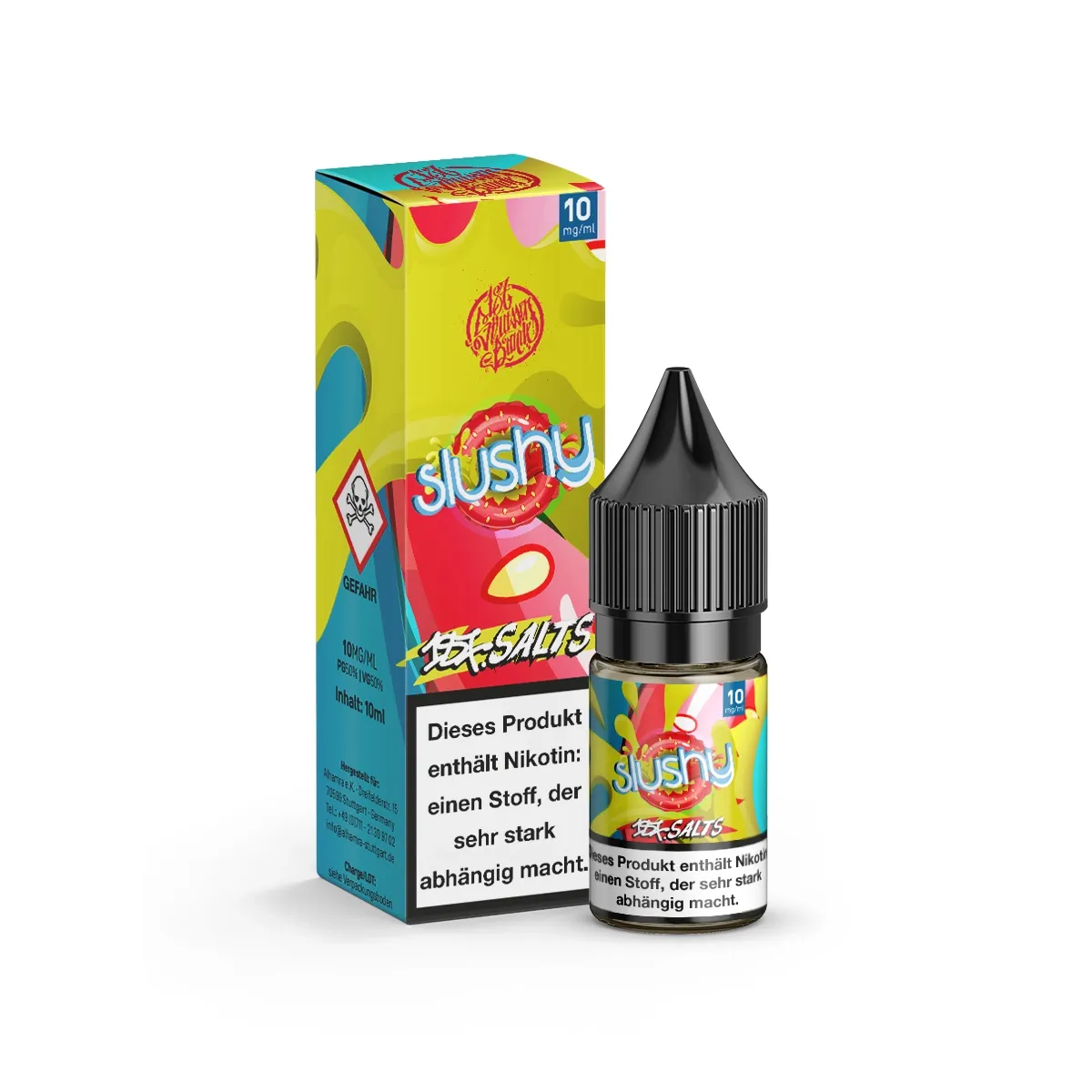 187 Straßenbande - Nikotinsalz-Liquids - 10ml - Slushy | Nikotinsalz-Stärke : 10mg | Paketgröße : 1er Packung