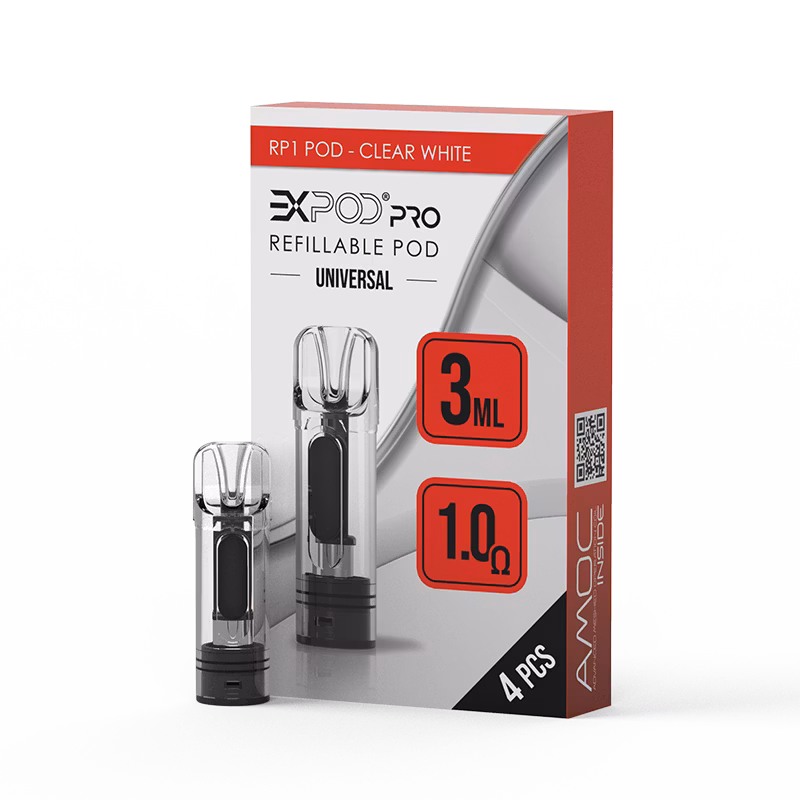 Expod Pro - RP1 Leerpod - Clear White - 4 Stück