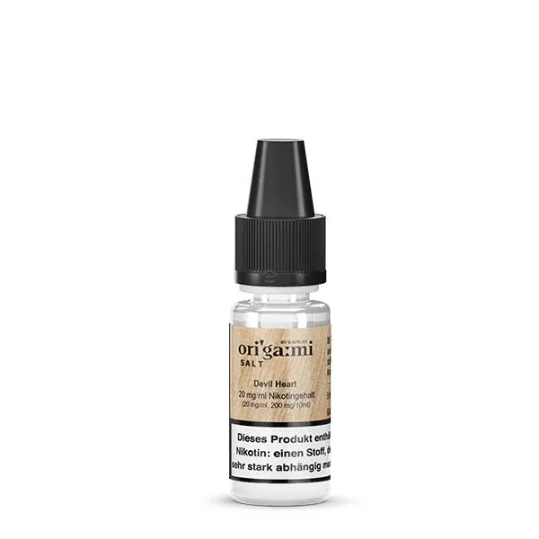 Kapkas - ORIGAMI - Devil Heart - Nikotinsalz Liquid - 10ml - 20mg Kapkas - ORIGAMI - Devil Heart - Nikotinsalz Liquid - 10ml - 20mg