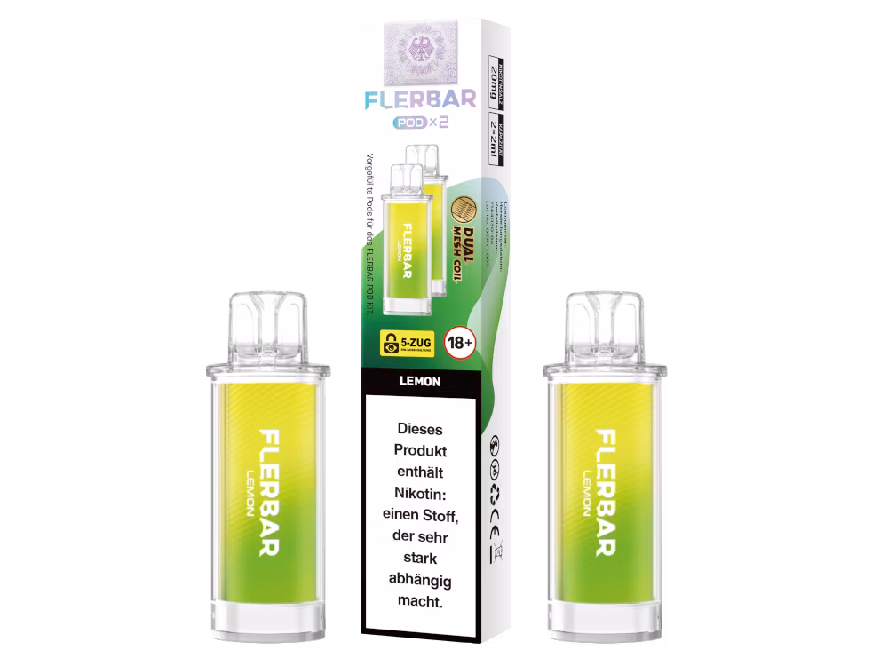 Flerbar - Prefilled Pod - 2ml - 2er Pack - Lemon