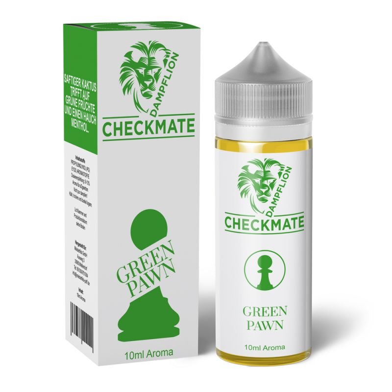 Dampflion - Checkmate - Green Pawn - Aroma - 10ml Dampflion - Checkmate - Green Pawn - Aroma - 10ml