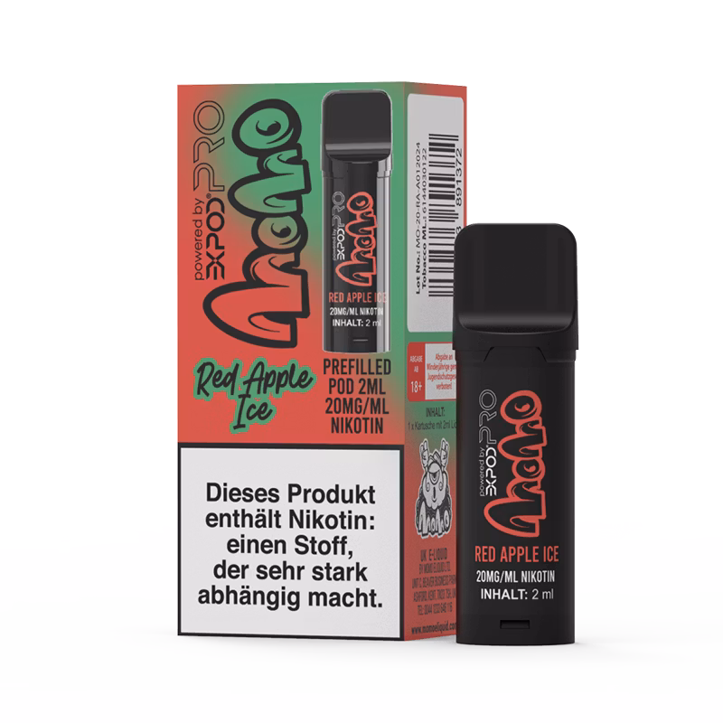 Momo Pod - Prefilled Pod - Red Apple Ice - 20mg