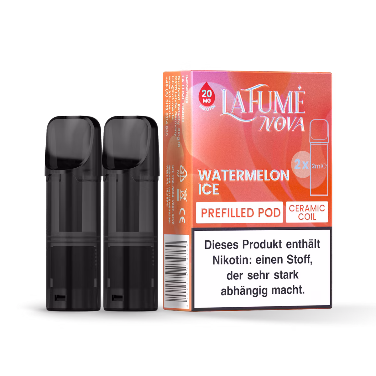 La Fume Nova - Prefilled Pods - 20mg - Watermelon Ice