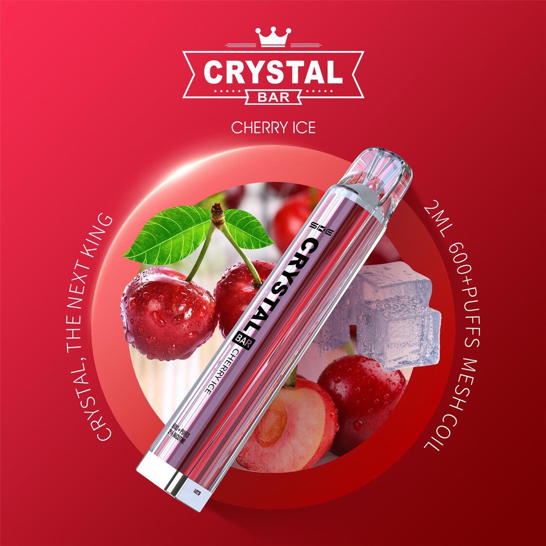 Crystal Bar - Einweg E-Zigarette - Cherry Ice