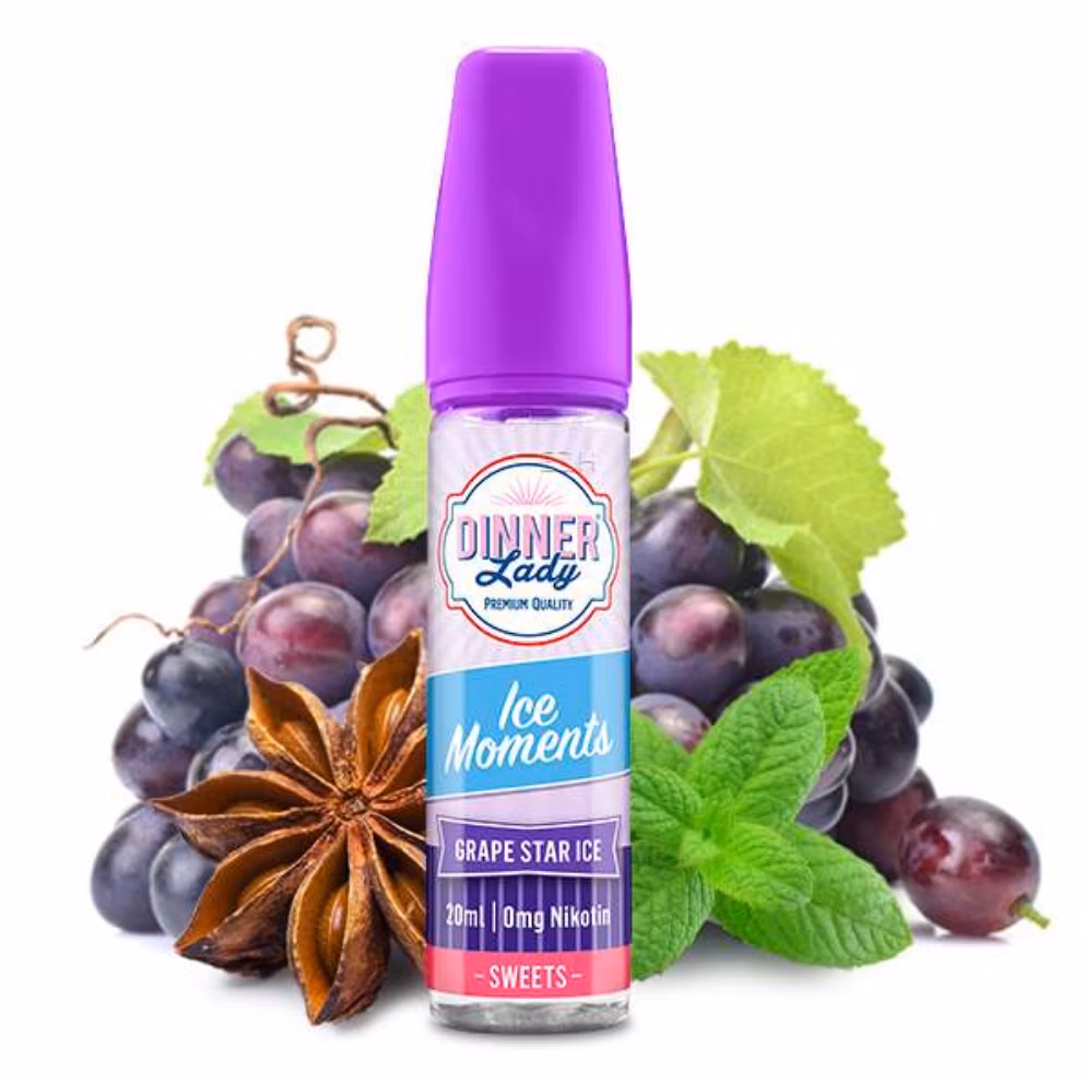 Dinner Lady - Ice Moments - Grape Star Ice - 20ml 