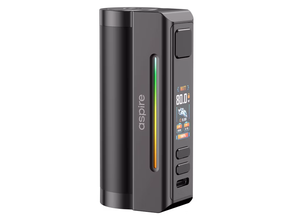 Aspire - Zelos M80 - Akkuträger - 2600 mAh - Gunmetal | Paketgröße : 1er Packung
