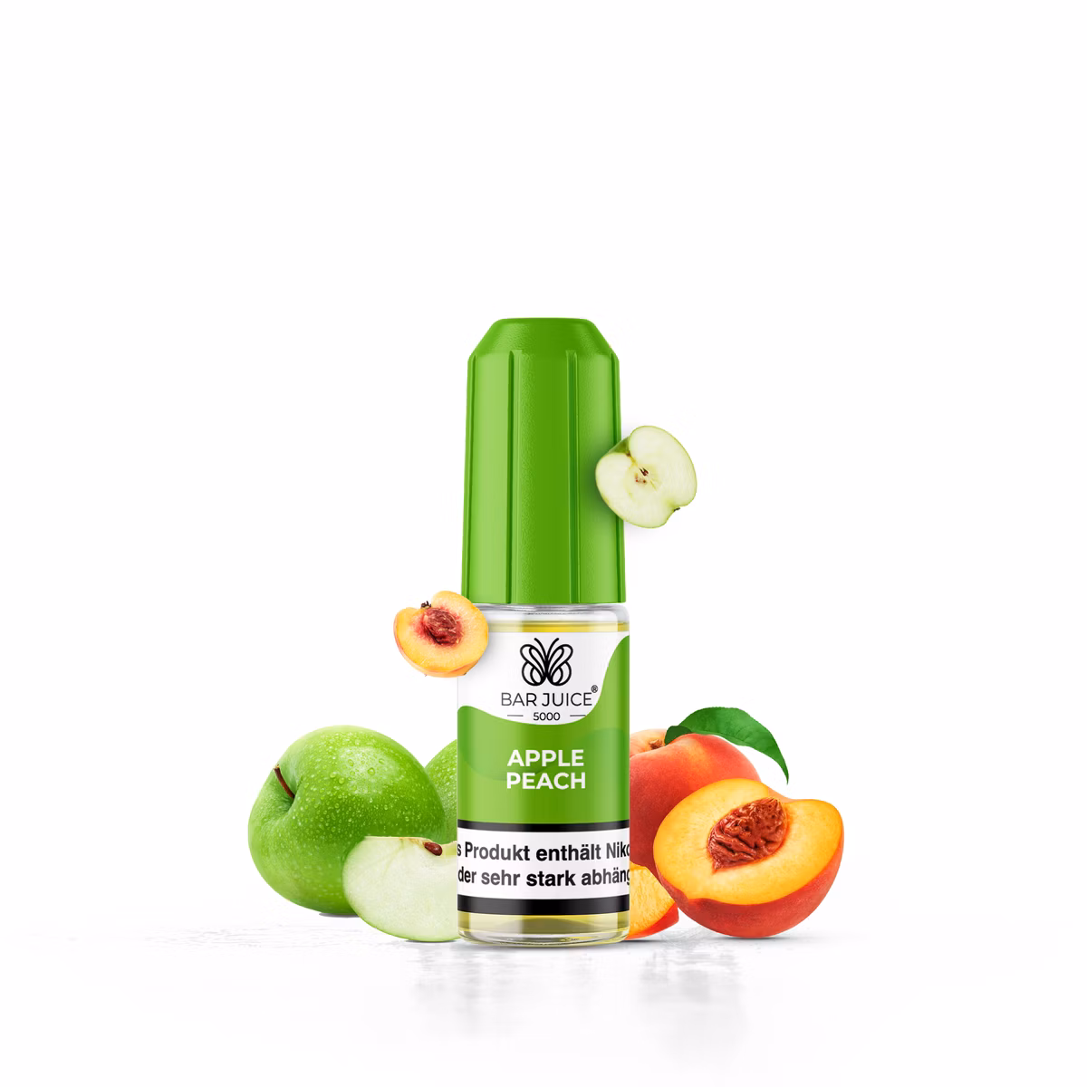 Bar Juice - 5000 - Apple Peach | Inhalt : 10ml | Nikotinsalz-Stärke : 10mg | Paketgröße : 1er Packung Bar Juice - 5000 - Apple Peach | Inhalt : 10ml | Nikotinsalz-Stärke : 10mg | Paketgröße : 1er Packung