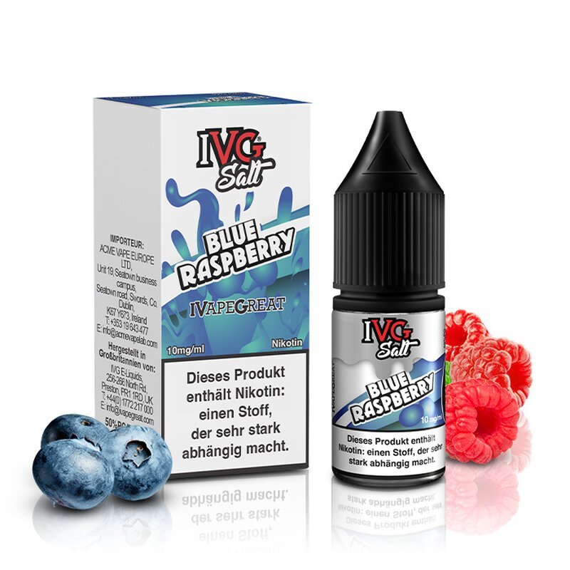 IVG - Salt - Blue Raspberry - Nikotinsalz-Liquid - 10ml