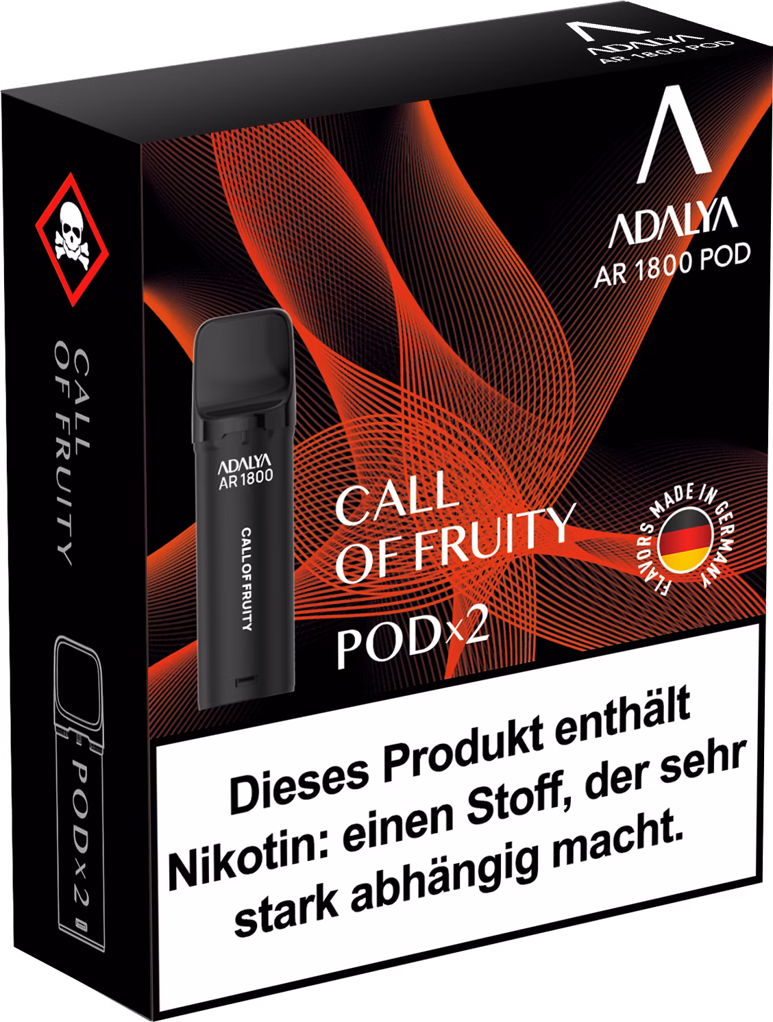 Adalya - Alpha Prefilled Pod - 2ml - 2er Pack - Call of Fruity
