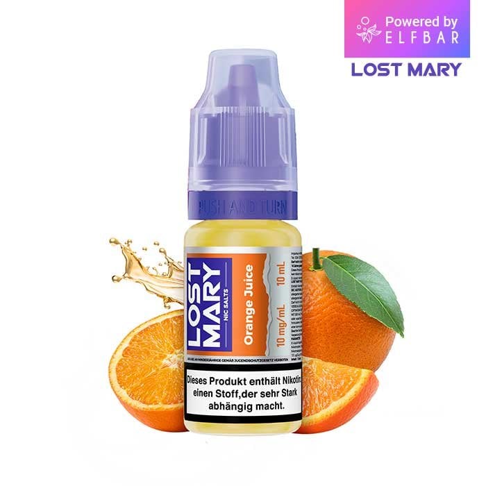 Lost Mary Nikotinsalz-Liquid - Orange Juice | Nikotinsalz-Stärke : 10mg