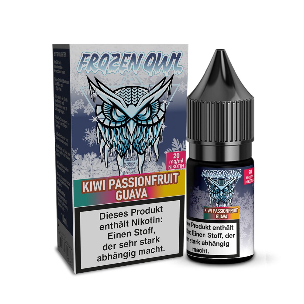 Frozen OWL - Nikotinsalz Liquid - 10ml - Kiwi Passionfruit Guava - 10ml - 20mg