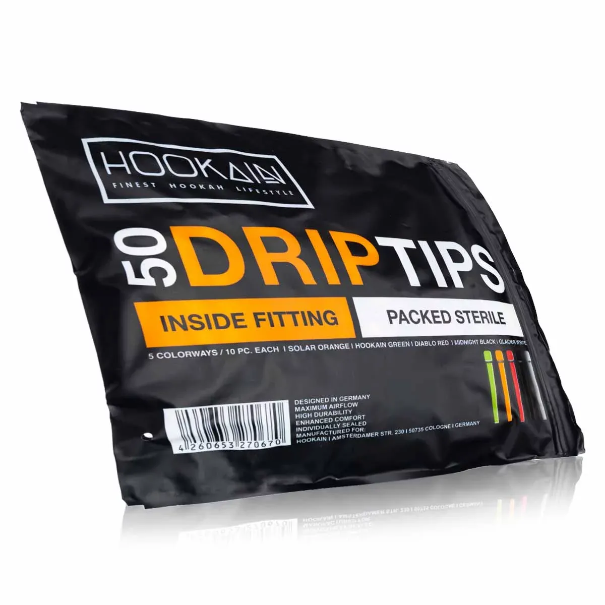 Hookain - Hygiene Mundstücke - Drip Tips - 50 Stück
