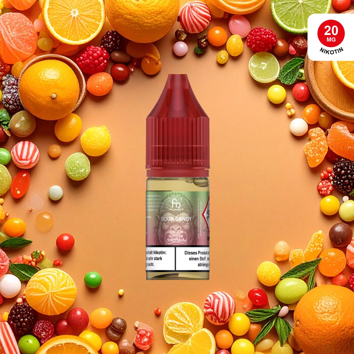 RandM - Tornado - Nikotinsalz-Liquid - 10ml - Sour Candy 20mg RandM - Tornado - Nikotinsalz-Liquid - 10ml - Sour Candy 20mg