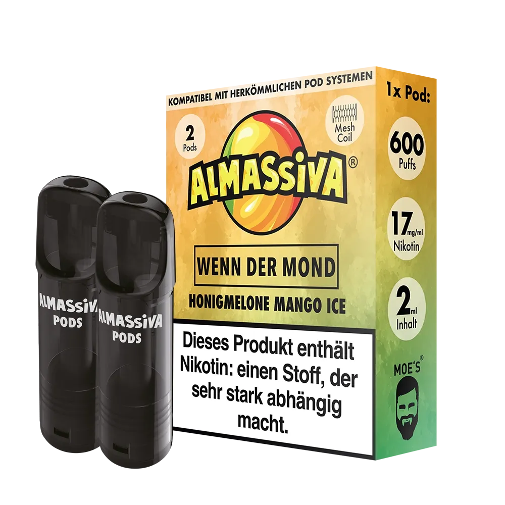 Al Massiva - Prefilled Pod - 2ml - 2er Pack - Wenn der Mond Al Massiva - Prefilled Pod - 2ml - 2er Pack - Wenn der Mond