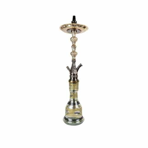 Shisha-Wasserpfeife-Khalil-Mamoon-Fanus-Black-Gold-freshisha-store