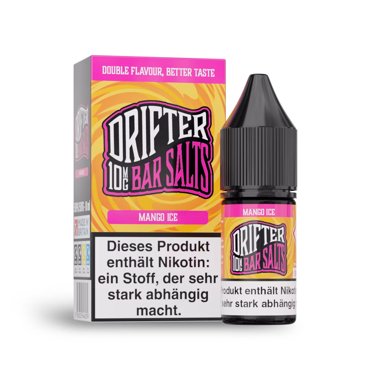 Drifter - Nikotinsalzliquid - 10ml - Mango Ice | Nikotinsalz-Stärke : 10mg