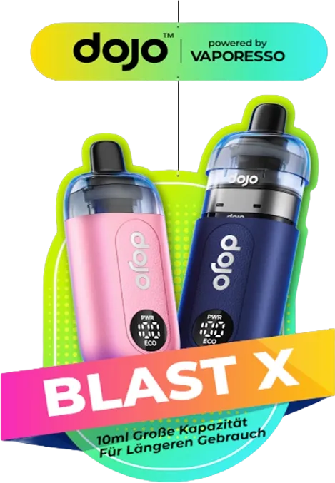 Vaporesso - Dojo Blast X - Wobbler Vaporesso - Dojo Blast X - Wobbler