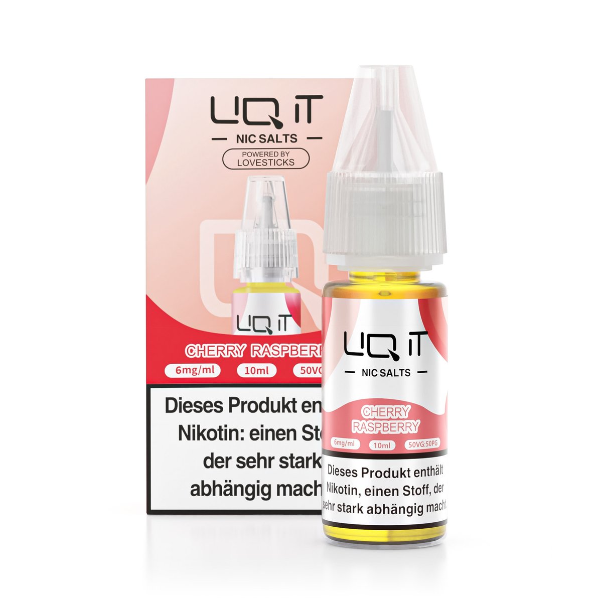 LIQ IT - Nikotinsalz-Liquid - 10ml - Cherry Raspberry - 6mg