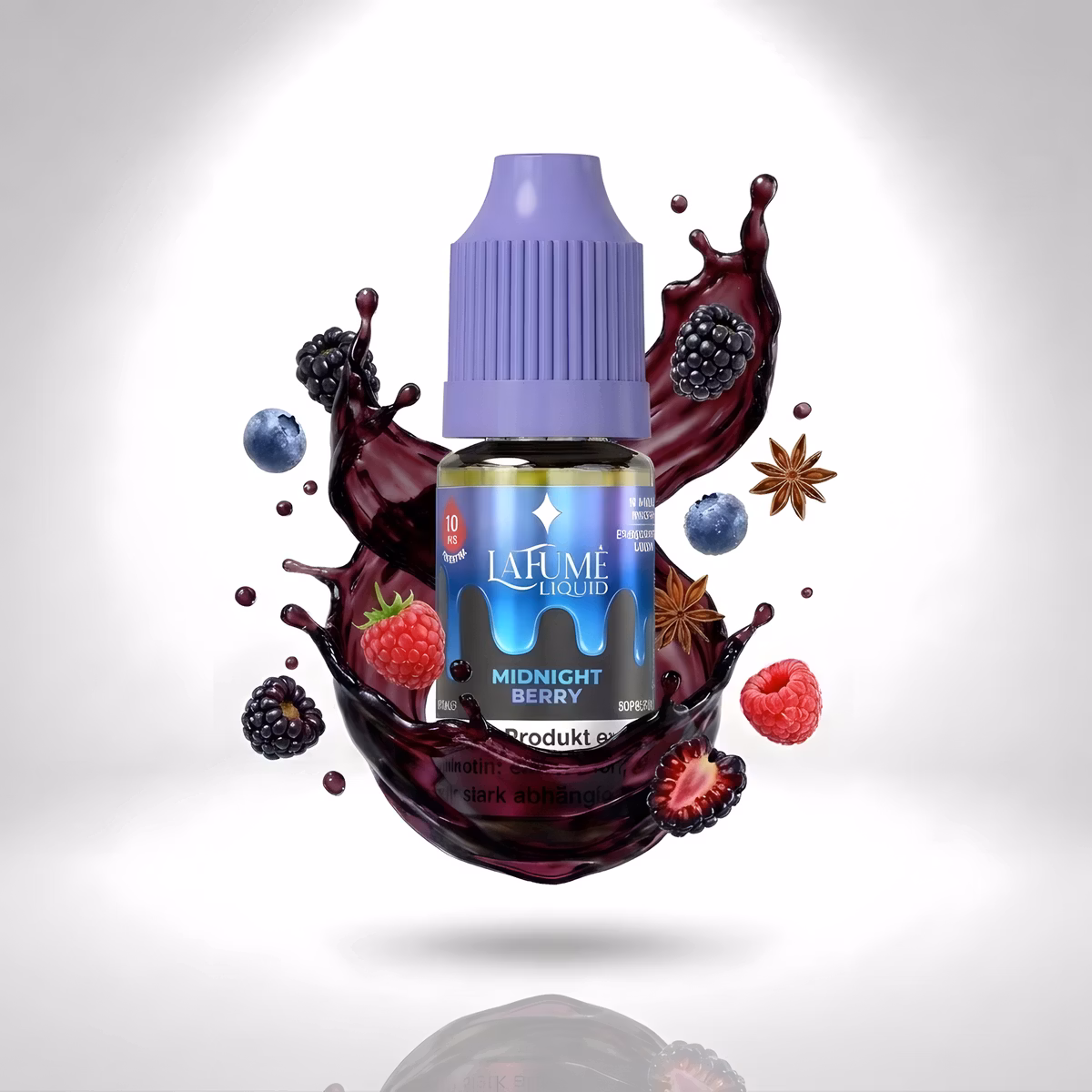 La Fume - Nikotinsalz-Liquid - Midnight Berry - 10ml - 10mg La Fume - Nikotinsalz-Liquid - Midnight Berry - 10ml - 10mg