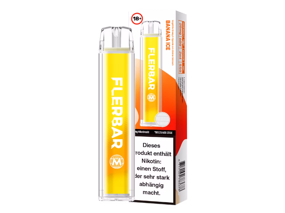 Flerbar - Einweg E-Zigarette - CP - Banana Ice Flerbar - Einweg E-Zigarette - CP - Banana Ice