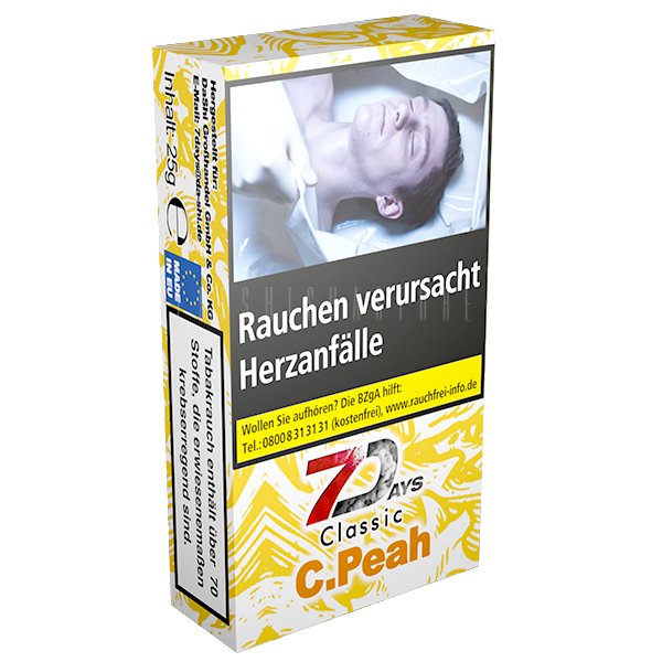 7days-cpeah-classic-25g 7Days - C.Peah - Classic - 25g